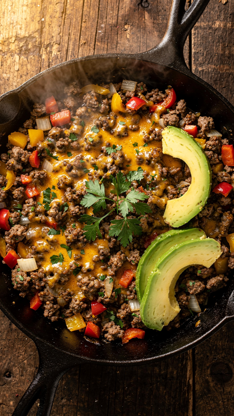 Keto Korean Ground Beef Bowl