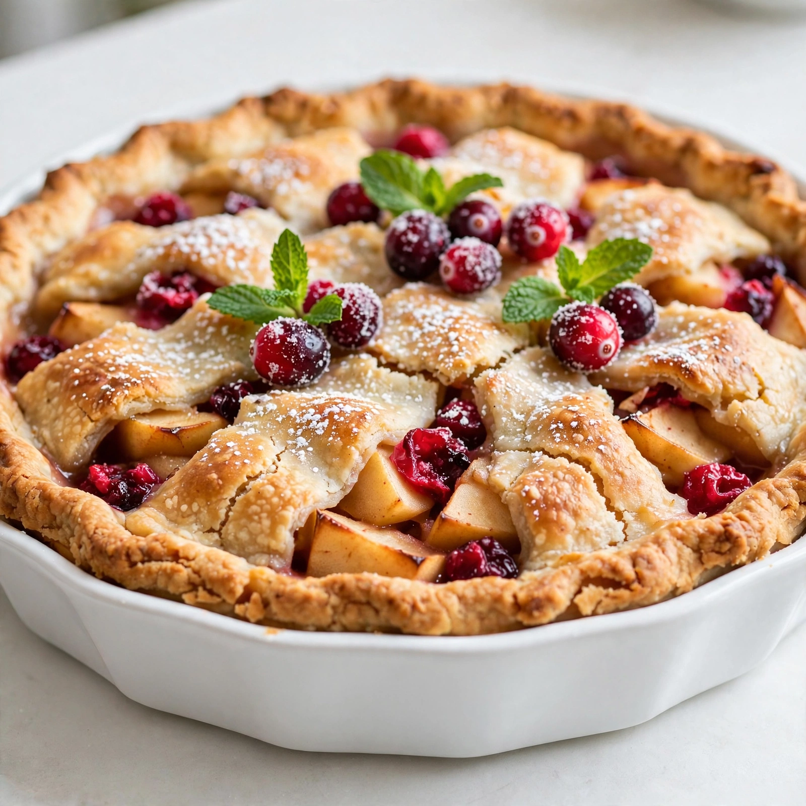 Apple Cranberry Pie