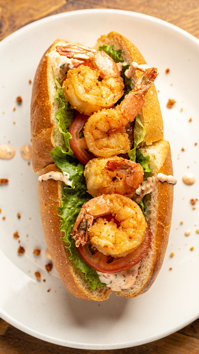 Fried Shrimp Po' Boy