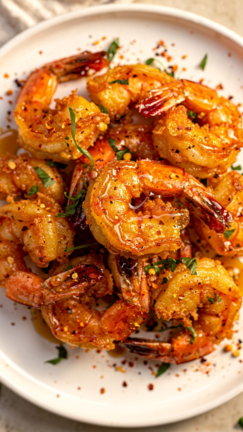 Hot Honey Fried Shrimp