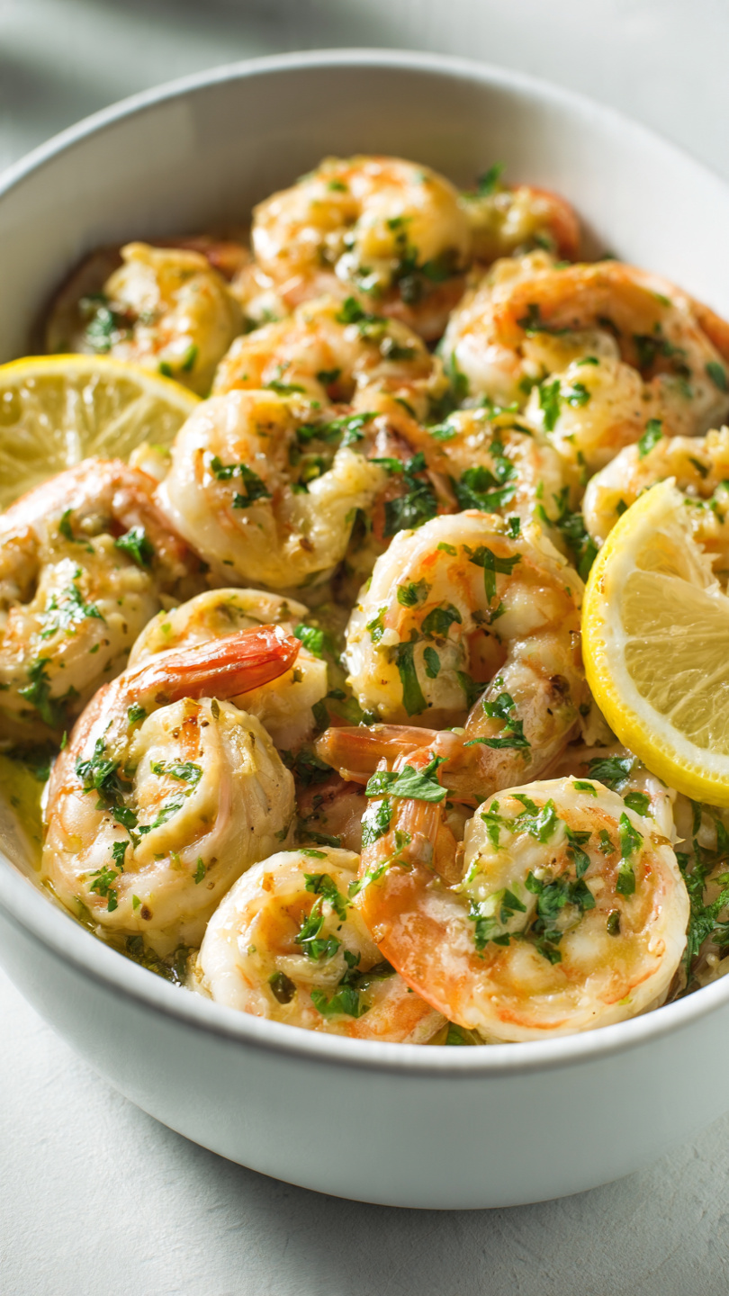 Creamy Shrimp Piccata with Lemon Capers